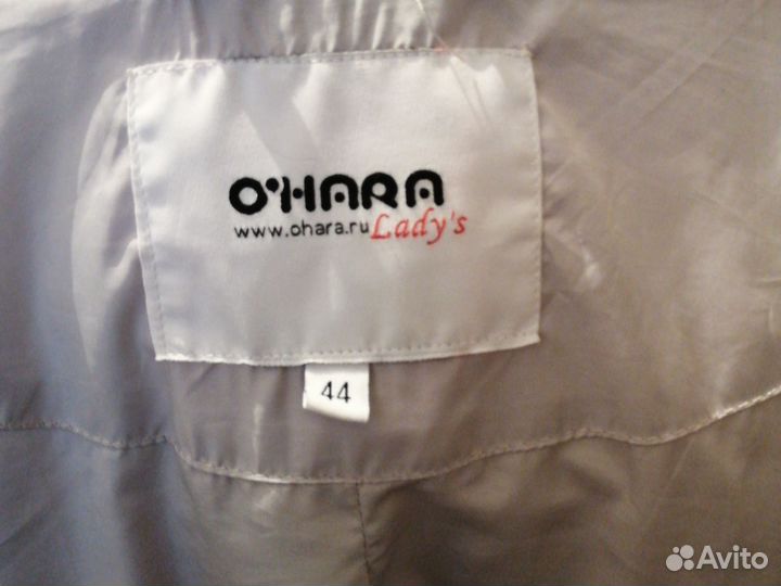 Пуховик зимний длинный женский 44