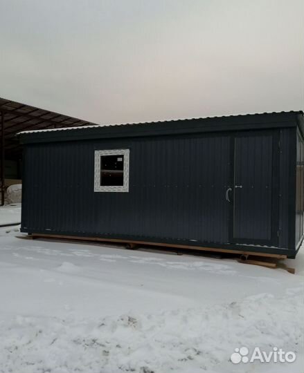 Бытовка утепленная дачная 6х2,3м