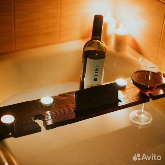 Подставка в ванную для вина
