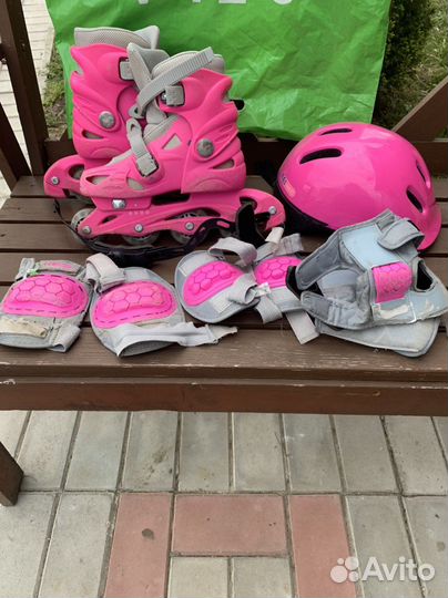 Роликовые коньки детские раздвижные