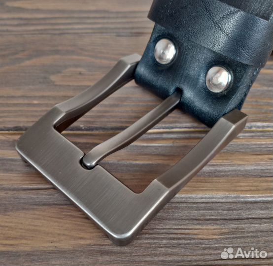 Ремень большого размера из натуральной кожи