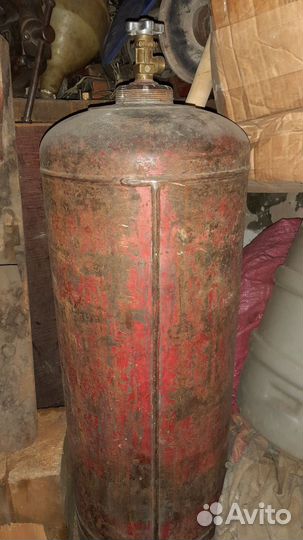 Газовый баллон с плитой