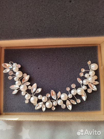 Жакет (46 р.) Свадебное платье (46 р.) Диадема