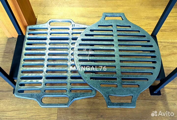 Чугунная решетка гриль садж