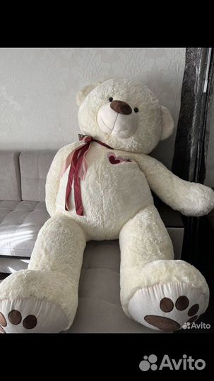 Плюшевый медведь 2 метра