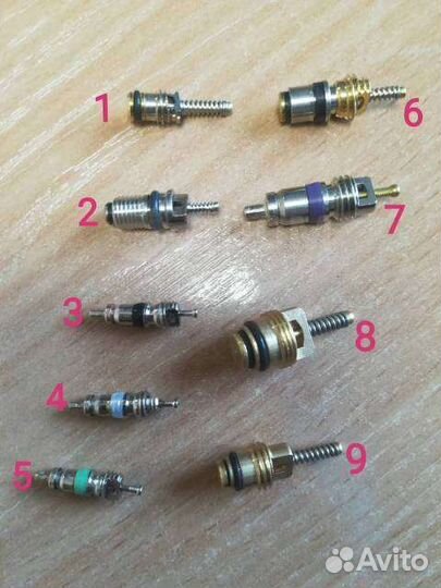 Золотник (ниппель ) для автокондиционера r134a