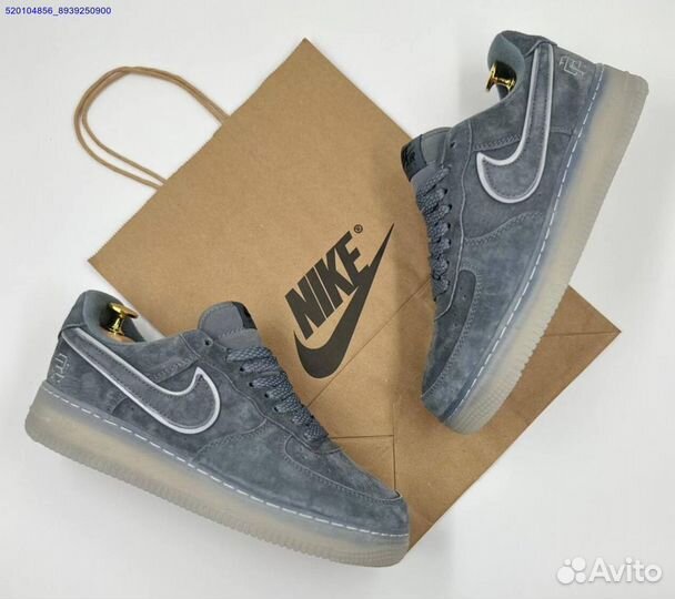 Кроссовки Nike Air Force 1 Low Grey (Арт.24254)