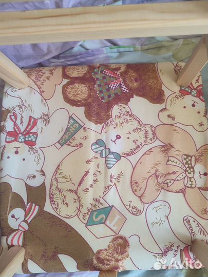 Качели деревянные подвесные