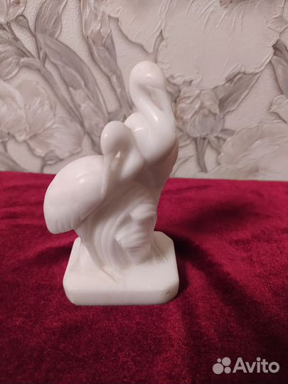 Статуэтка Две цапли. Камень