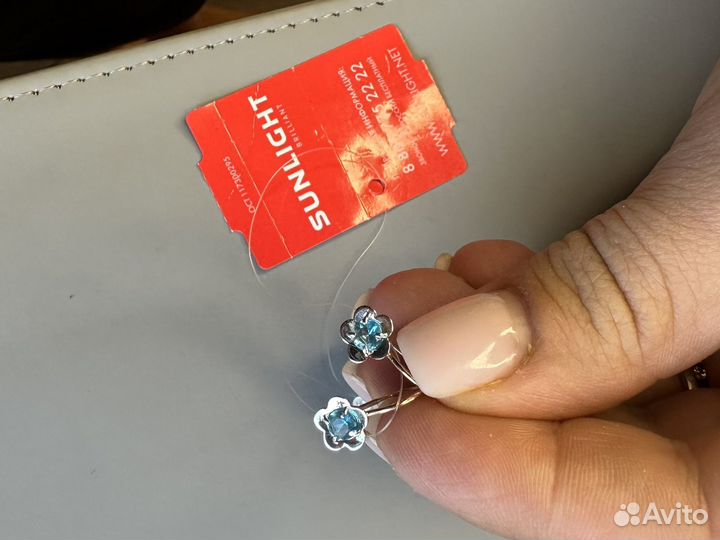 Золотые серьги детские