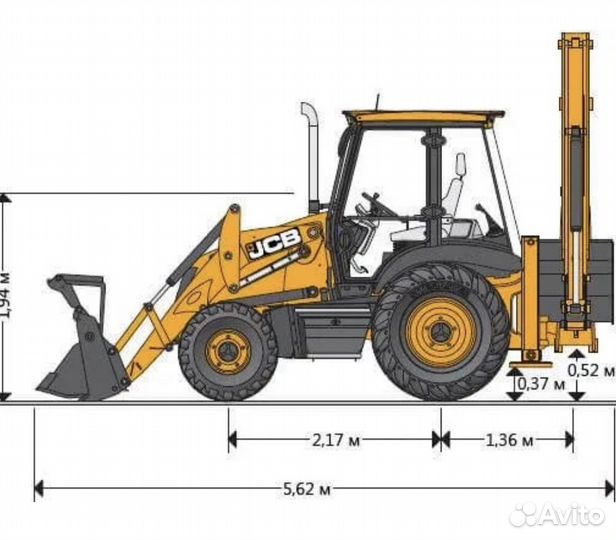 Экскаватор погрузчик jcb 3cx
