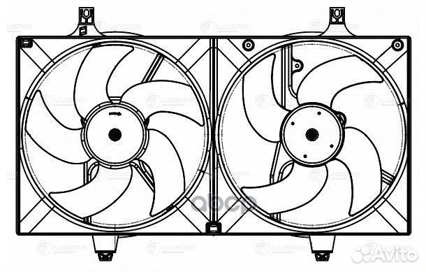 Электровентилятор охлаждения для а/м Nissan Almera