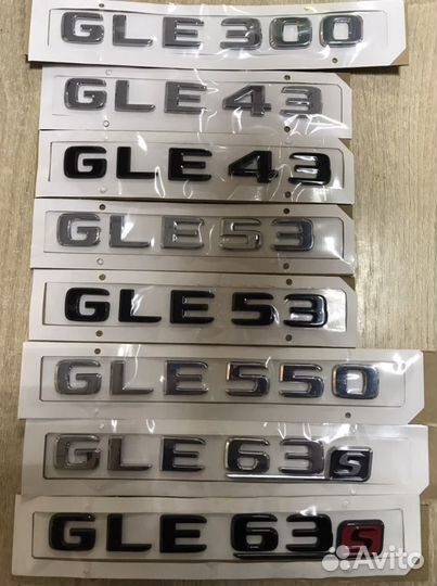 Шильдик на багажник Mercedes GLE