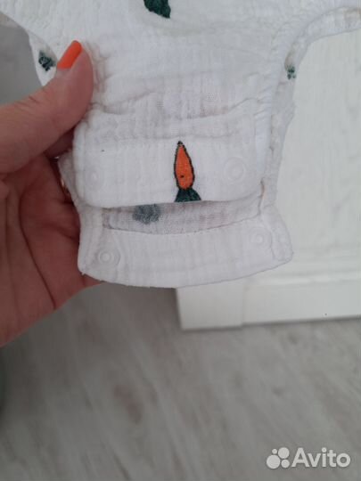 Муслиновый боди 80 86