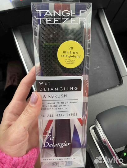 Tangle teezer the wet detangler black gloss