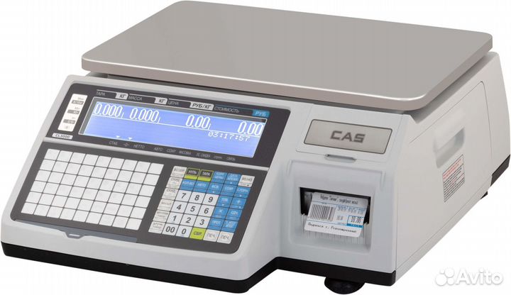 Весы CAS CL-3000-15B с печатью TCP/IP без стойки