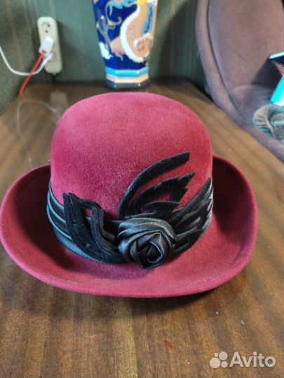 Шляпа фетровая женская