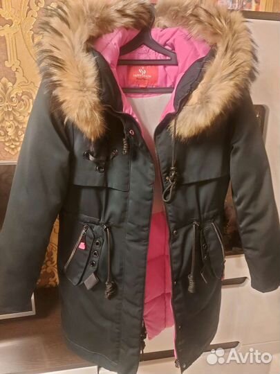 Куртка зимняя для девочки 146