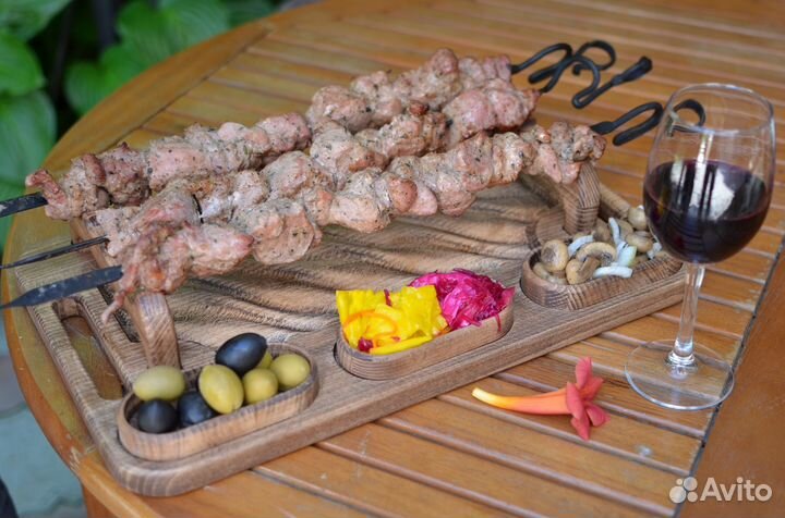 Менажница деревянная