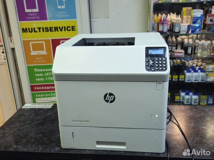 Принтер лазерный HP LJ enterprise M606dn