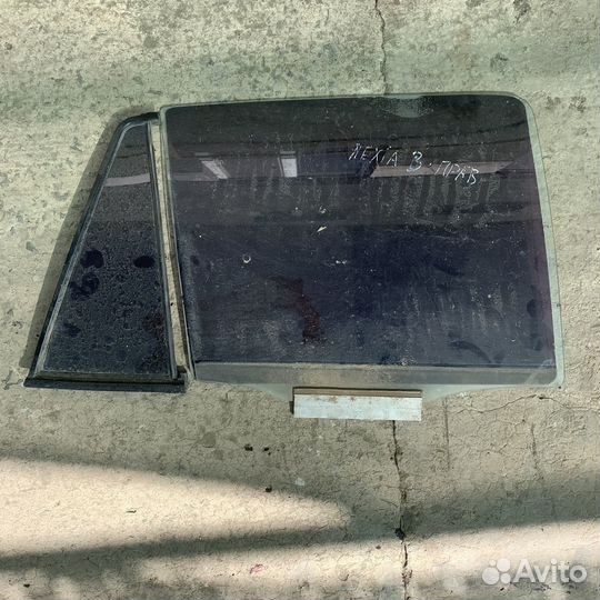 Стекло + форточка Daewoo Nexia заднее правое