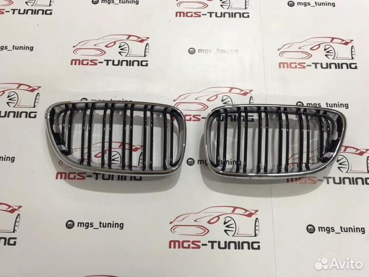 Решетка BMW 2 Series f22 13+ Черный глянец + хром