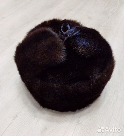 Норковая шапка мужская