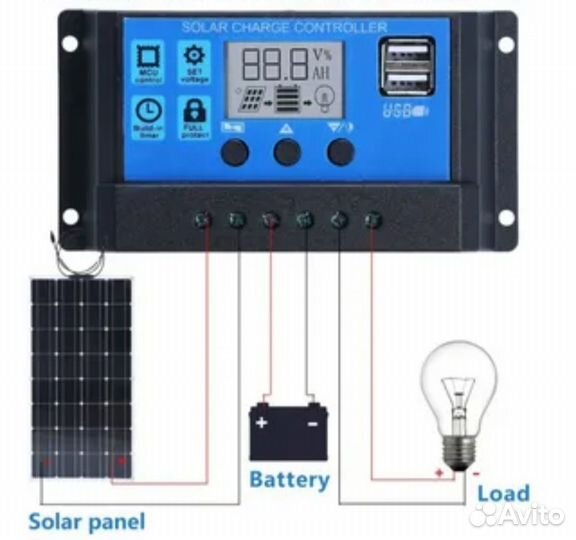 Контроллер напряжения для солнечных панелей