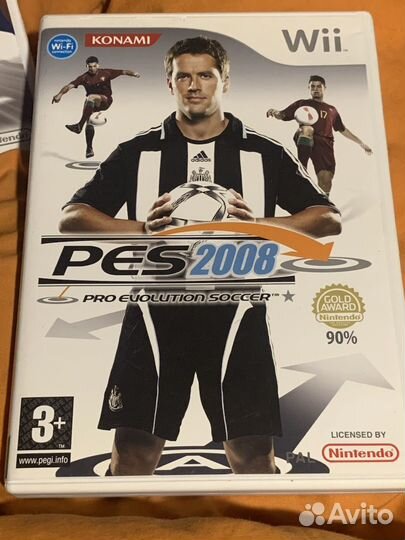 Диск Wii PES 2008