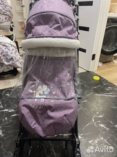 Новые Санки-Коляска Ника 7-8К