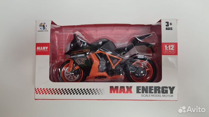 Модель мотоцикла Alloy KTM RC8, 1198