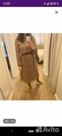 Платье из шифона новое