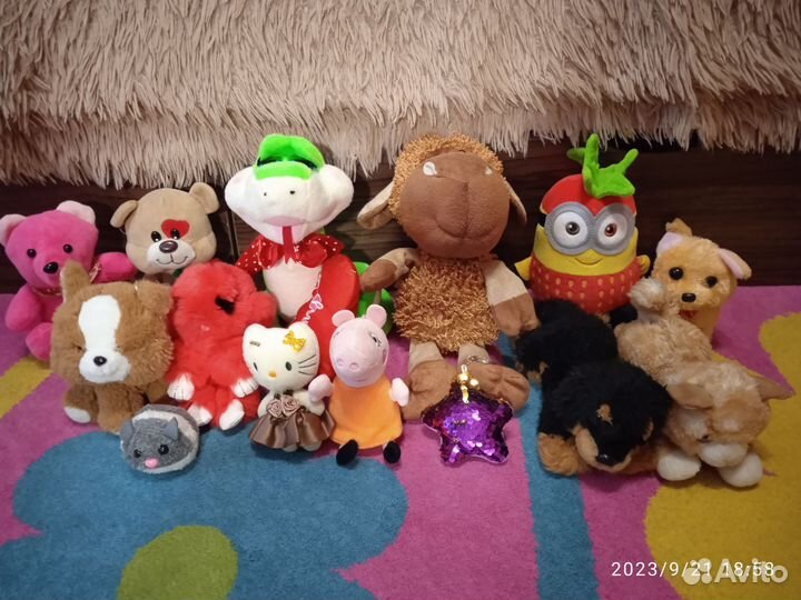 Мягкие игрушки пакетом