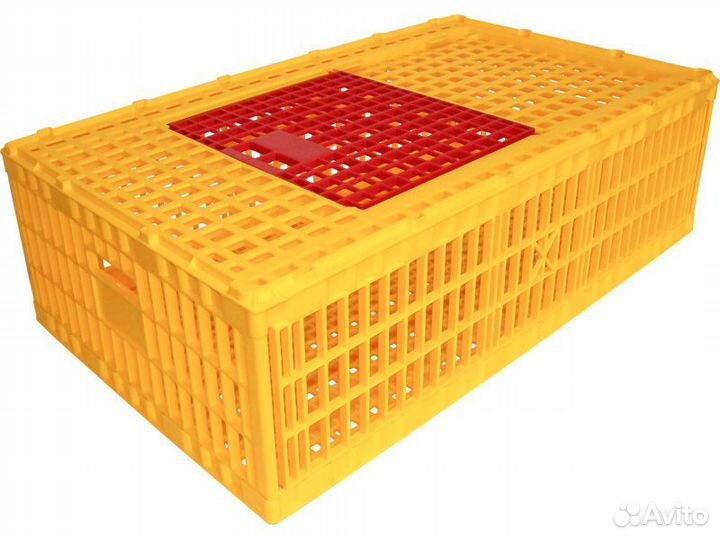 Ящик п/э 970х570х300 для перевозки живой птицы пер