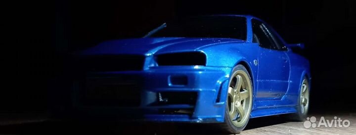 Nissan skyline gtr r34 1:24