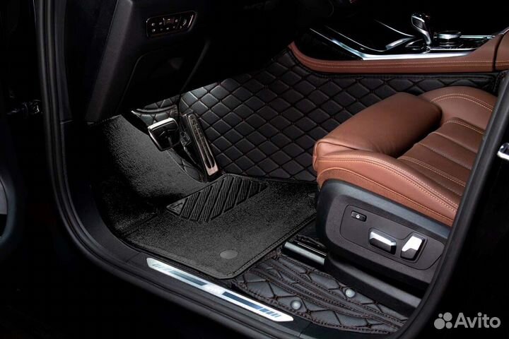 3D Коврики Range Rover Салон Багажник из Экокожи