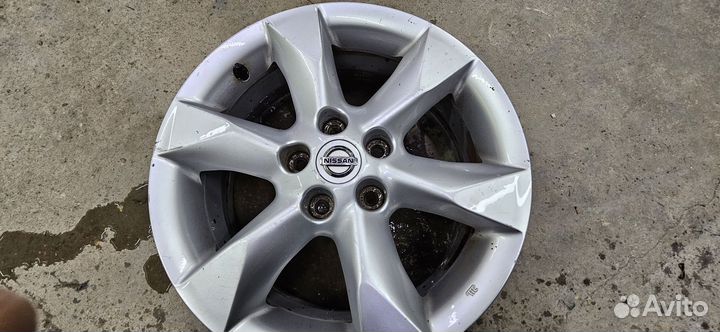 Диск один nissan qashqai р 17