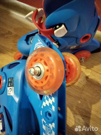 Роликовые коньки детские раздвижные