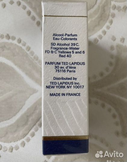 Духи creation TED lapidus / крейшен винтажные