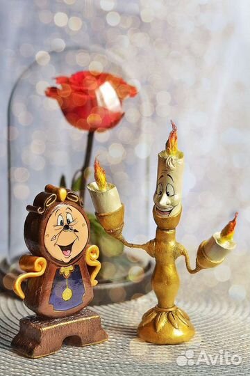 Часы Когсворт и Люмьер по м/ф Красавица и чудовище