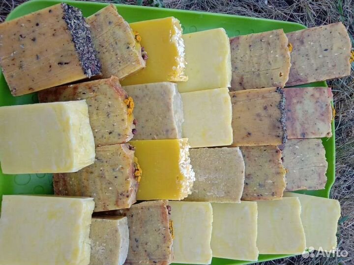 Натуральное мыло ручной работы на травах и маслах