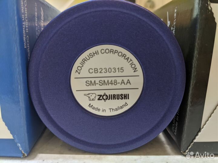 Термокружка термос zojirushi mizuno синий черный