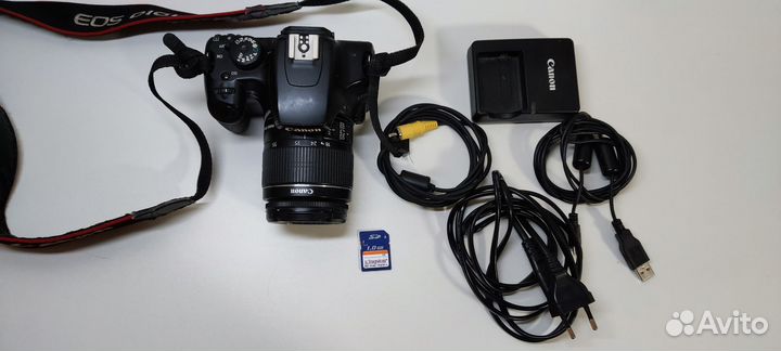 Canon eos 1000d + kit 18-55 IS