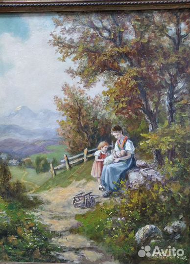 Картина маслом на холсте 