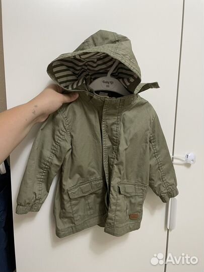 Джинсовка куртка hm 80 86