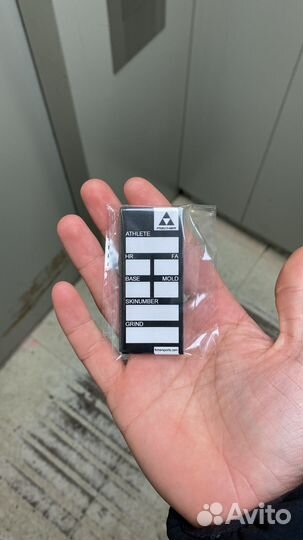 Наклейки сервисные на лыжи fischer