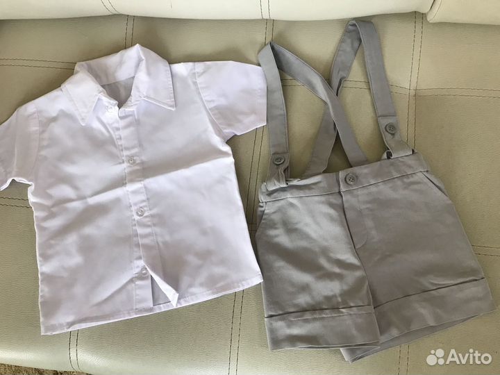 Костюм шорты и рубашка