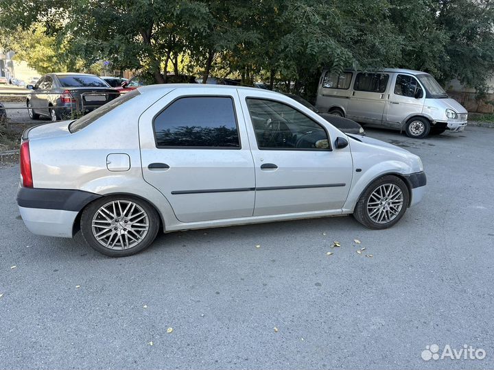 Renault Logan 1.4 МТ, 2006, битый, 270 925 км