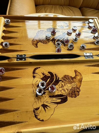 Шахматы ручной работы, шашки, нарды