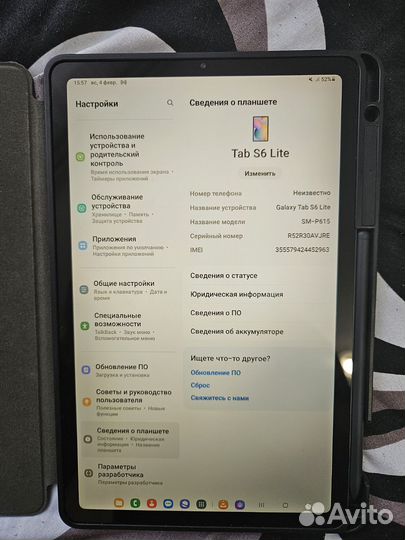 Samsung galaxy tab s6 lite lte 64gb